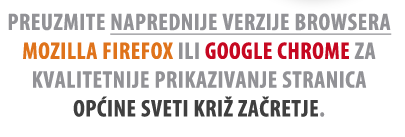 Preuzmite neki od dva preporučena browsera